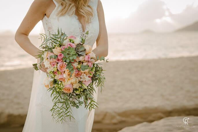 Casamento na Praia de Thais e Rodrigo