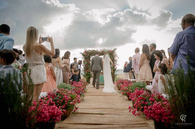 Casamento na Praia de Thais e Rodrigo